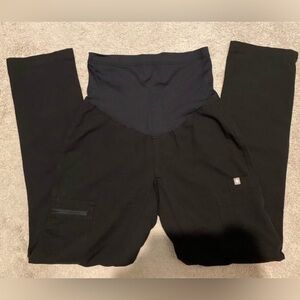 FIGS Maternity XXS Black Yola Bottoms